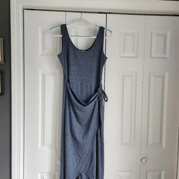 nine britton | Dresses | Amber Knit Midi Wrap Dress | Poshmark